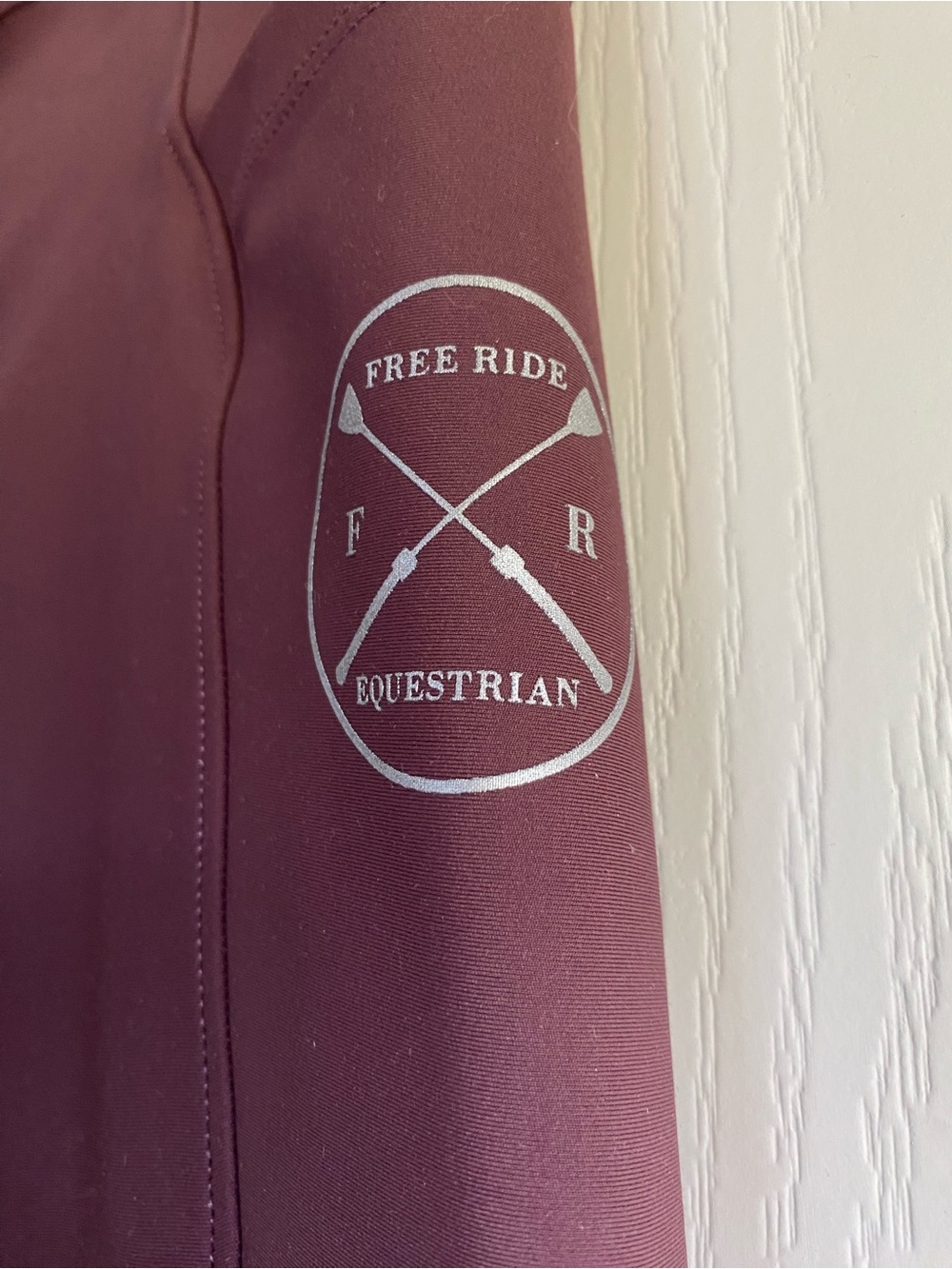Free Ride Equestrian breeches with full seat  Grip Panels - Picture 3 of 5